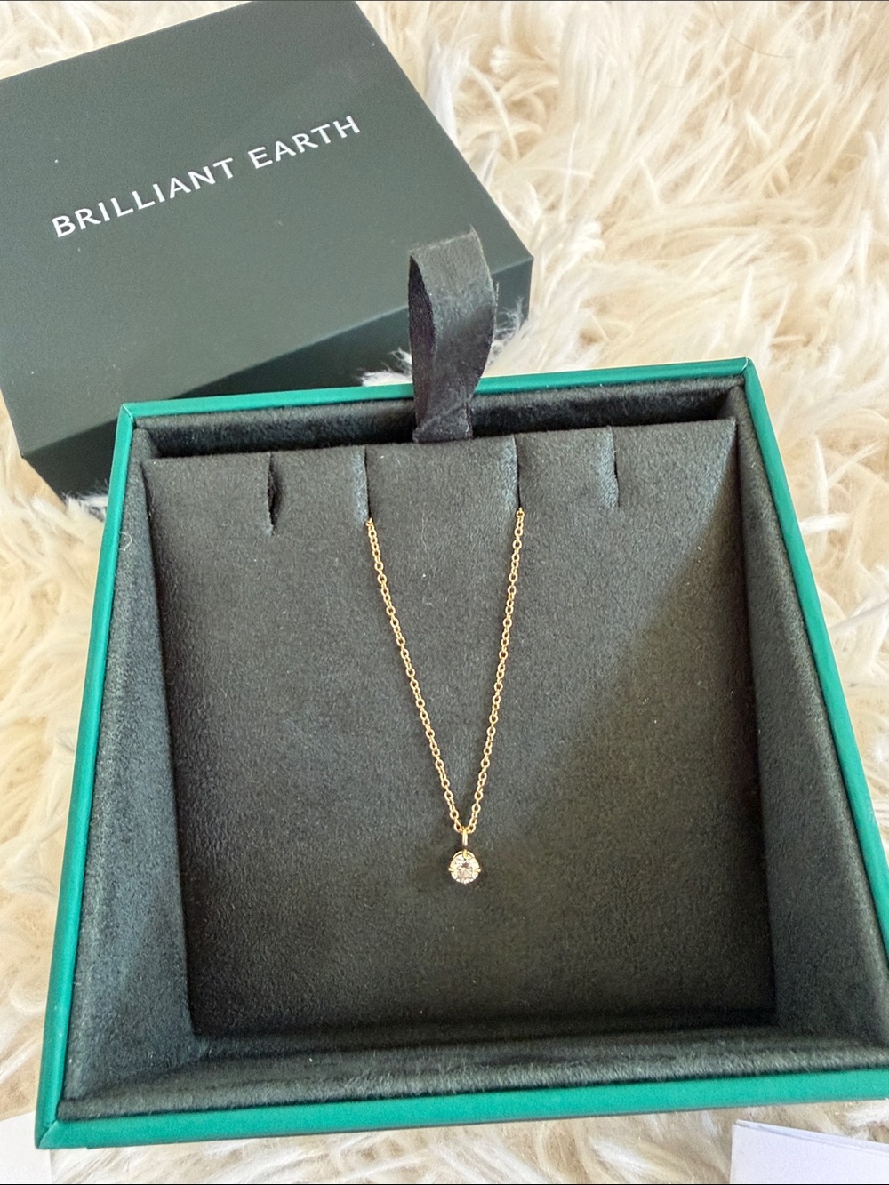 Perfect Compass Point Round Lab Diamond Pendant (1/2 Ct. Tw.) in 18K Yellow Gold